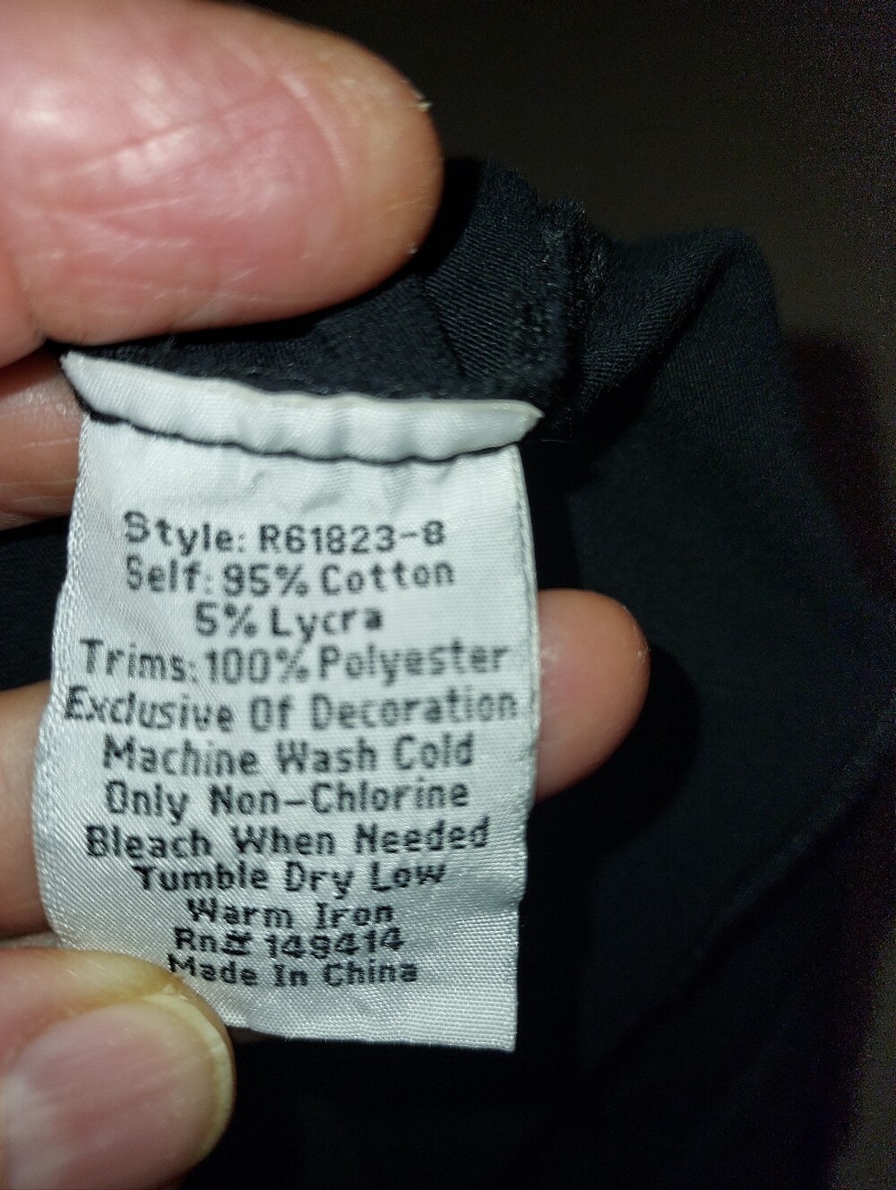 Johnny Was Black Leggings with Colorful Embroidery - Picture 9 of 10